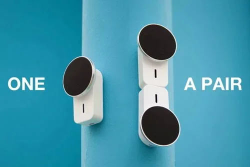 Caixa de som magnética se fixa em qualquer superfície