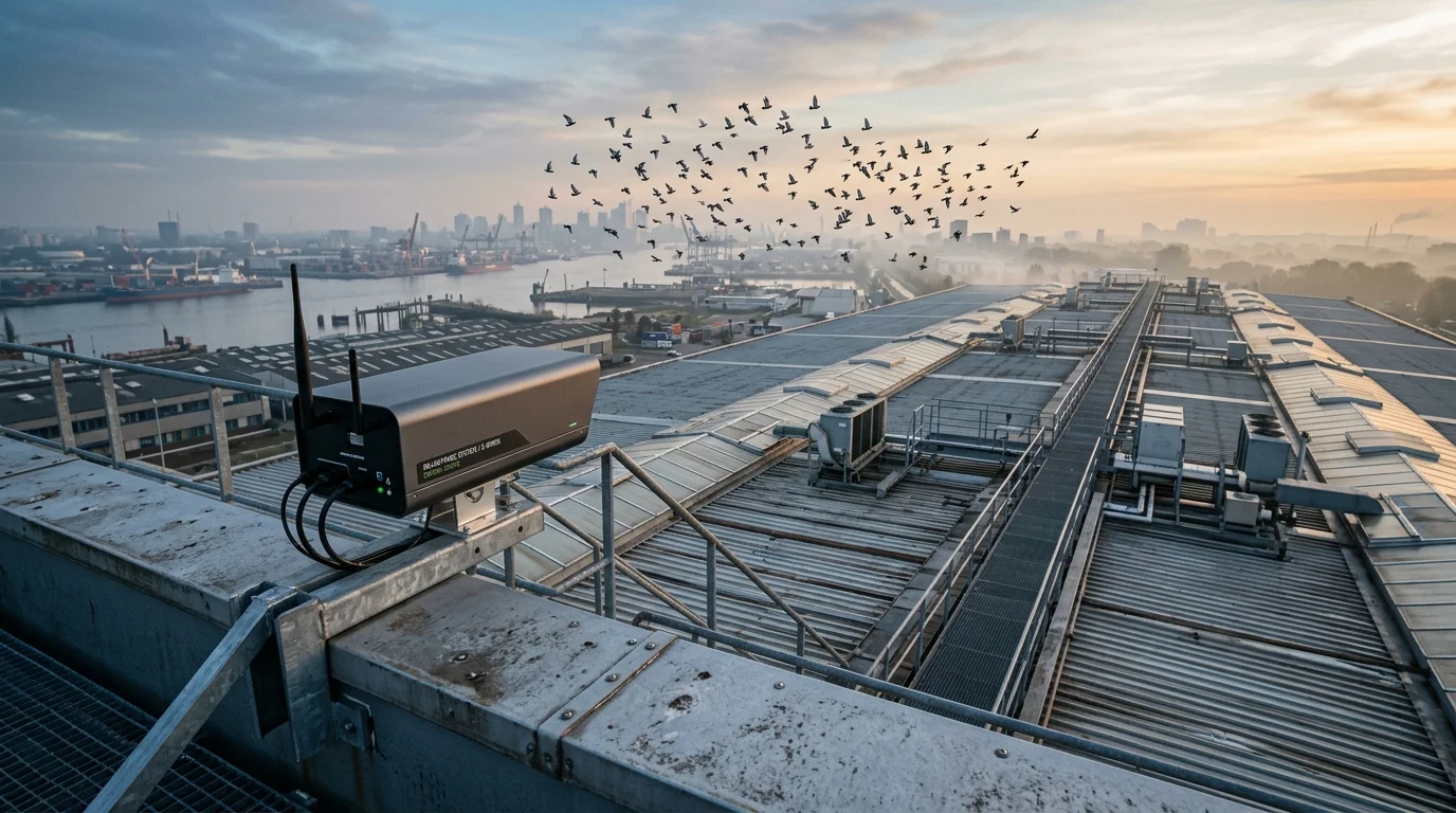 Equipamento Eletromagnético para controle de superpopulação de pombos